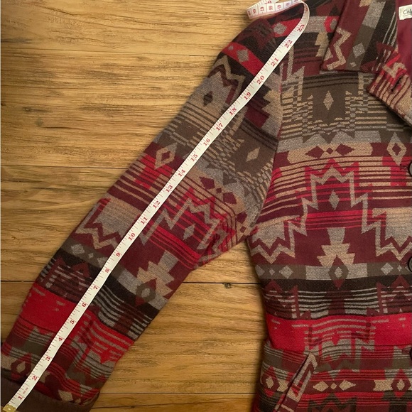 Coldwater Creek women’s Size 10 
Southwestern design Wool Blend Shacket Jacket - Picture 14 of 14